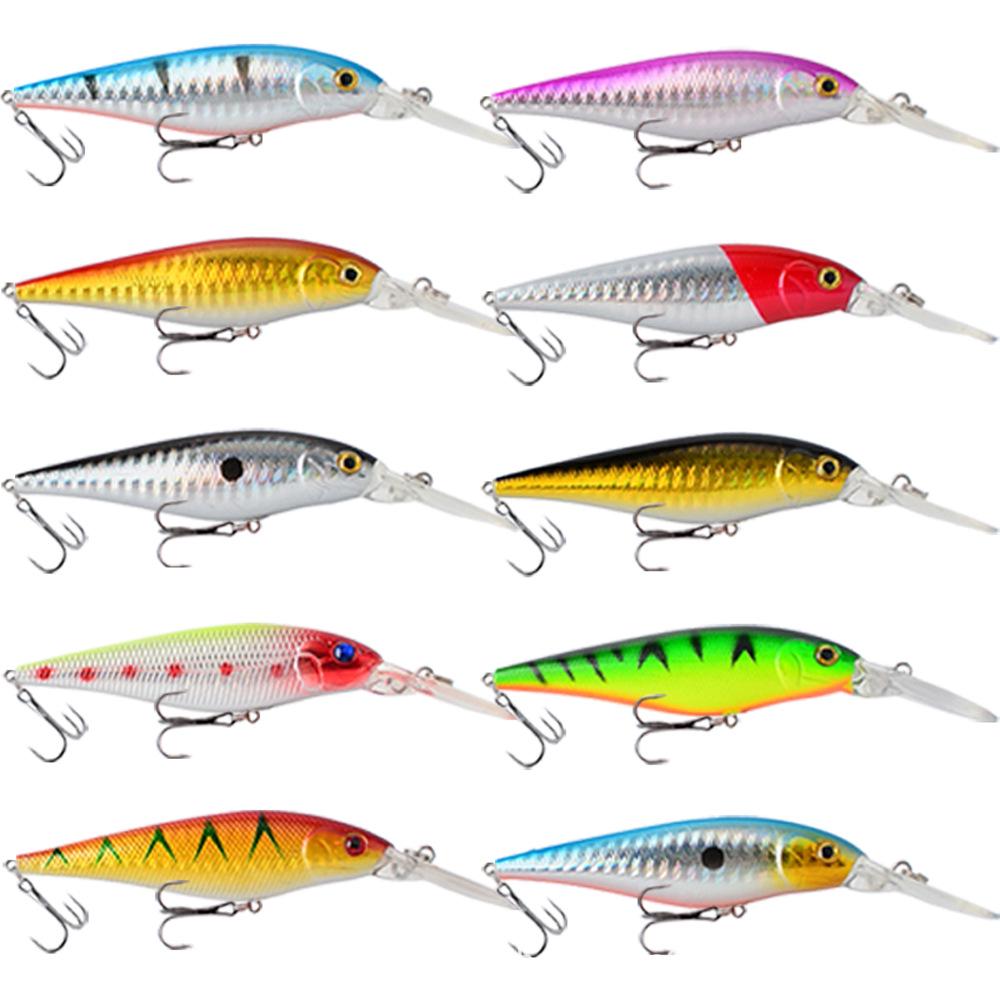 Schwimmender Lipped-Minnow Köder für Barsch, Zander, Makrele und Karpfen.