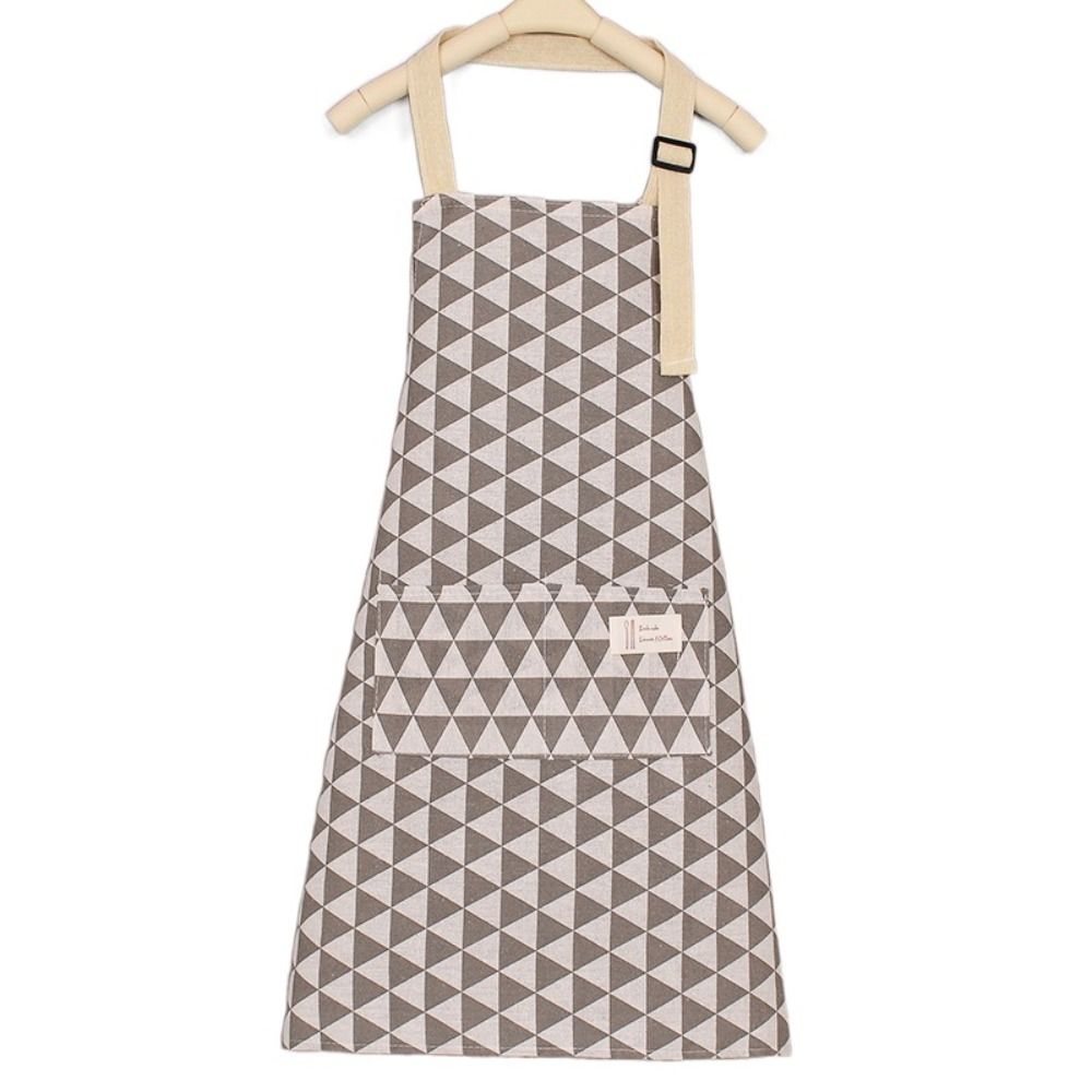 Breathable Kitchen Aprons Geometry Gardening Work Clothes For Cleaning Cooking Baking