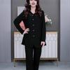 2025 Spring Plus Size Sexy Off-Shoulder Lace Long Sleeve Shirt for Women