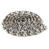Cadena Cerrada de Pedrería Cadena de Taladro de Garra Firme Brillante para Manualidades Costura Joyería DIY Decoración de Bodas Gris Pistola
