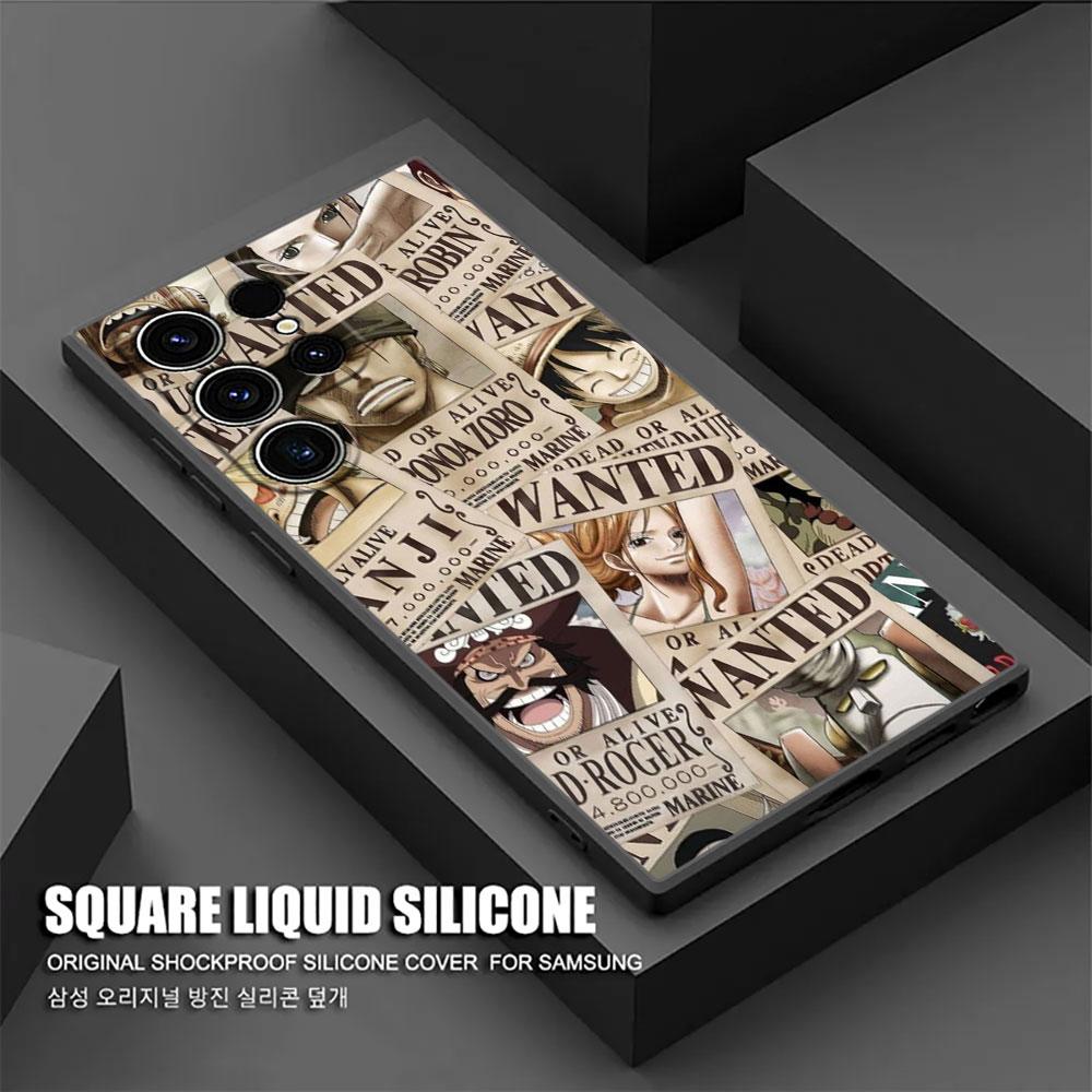 Japanese Anime Ones Zoro Piece Luffy Phone Case For Samsung Galaxy S25 S24 S23 S20 S21 FE S26 S22 Ultra 5G S26 Plus S25FE Cover