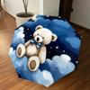 1PC Bear Clouds Umbrella-8-Rib Reinforced, Automatic Open, Lightweight & Durable, Fashion Accessory for Outdoor, J0344