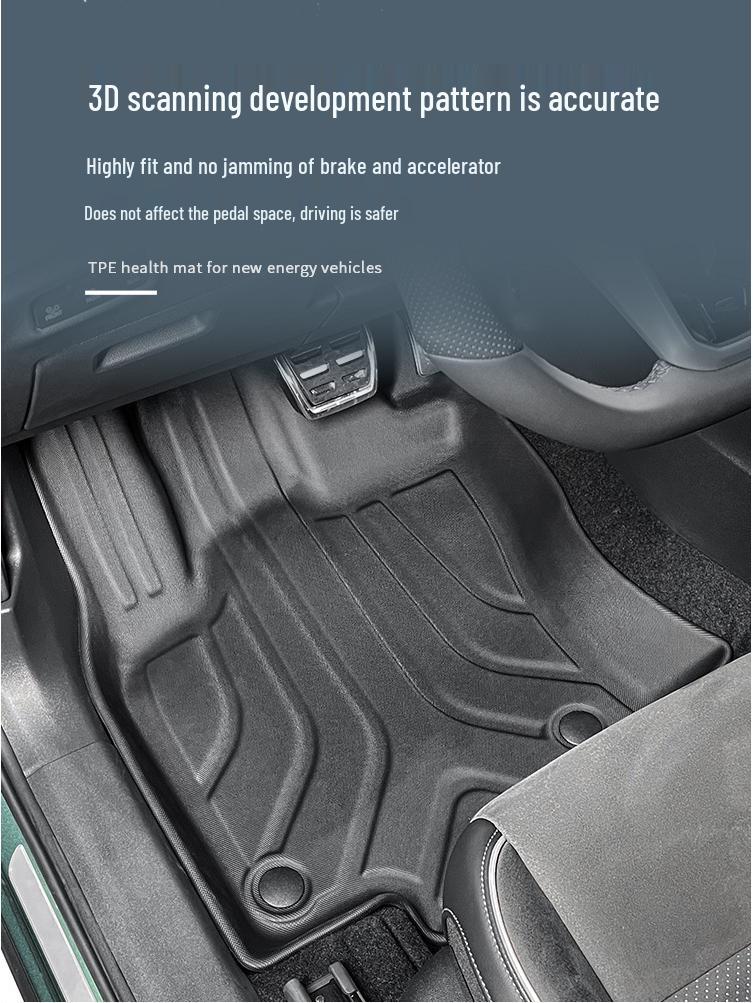 Custom TPE Trunk and Floor Mats for 25 Volkswagen Tayron L Models - Durable and Wear-Resistant