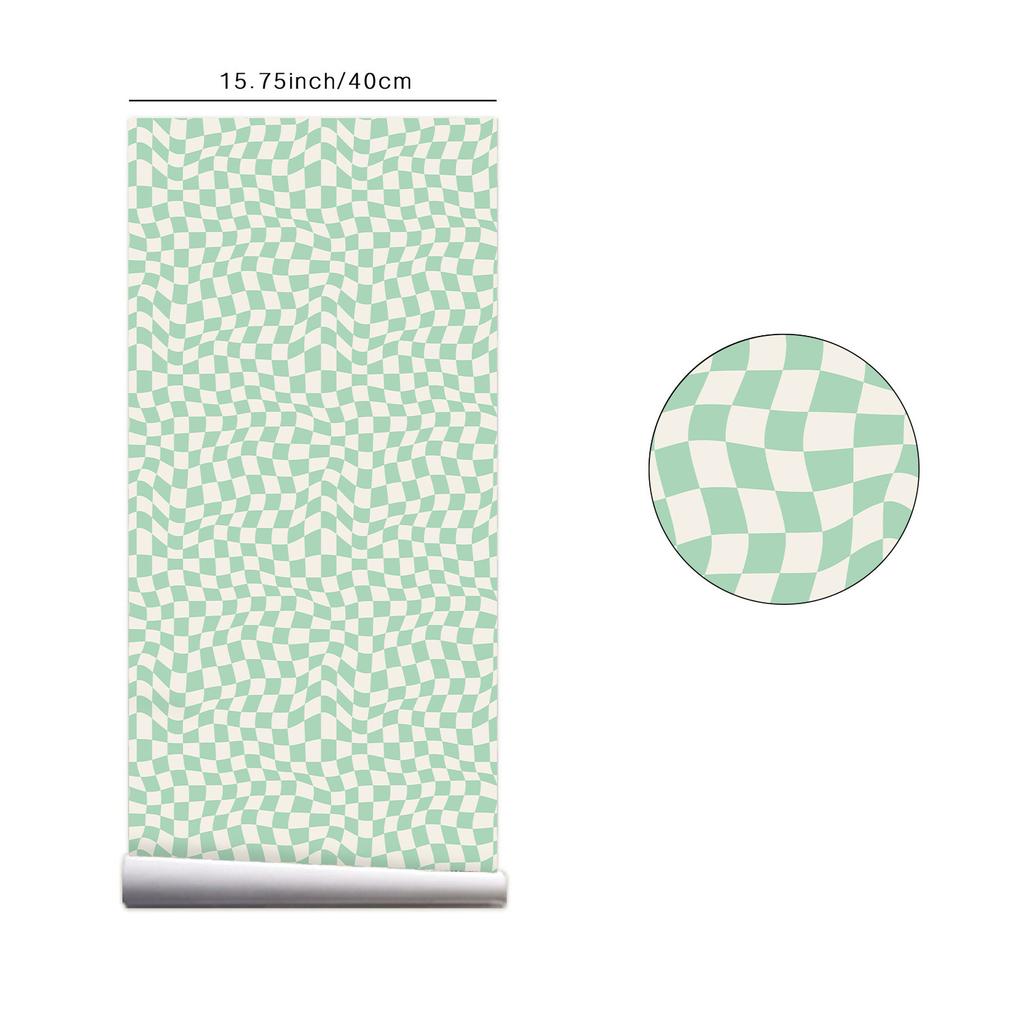 Karierte, selbstklebende Tapete zum Abziehen und Aufkleben, Heimdekoration, Schwarz-Weiß-Tapete, Schrank-, Regal- und Schubladeneinlagen