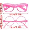 Fluorescent Glasses Frame for Nightclub Light Up Party Glasses Unisex Frame for Halloween Dance Show Props Party Eyewear