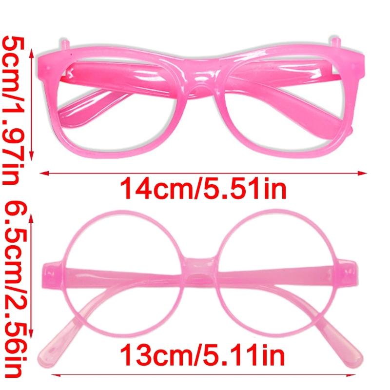 Fluorescent Glasses Frame for Nightclub Light Up Party Glasses Unisex Frame for Halloween Dance Show Props Party Eyewear