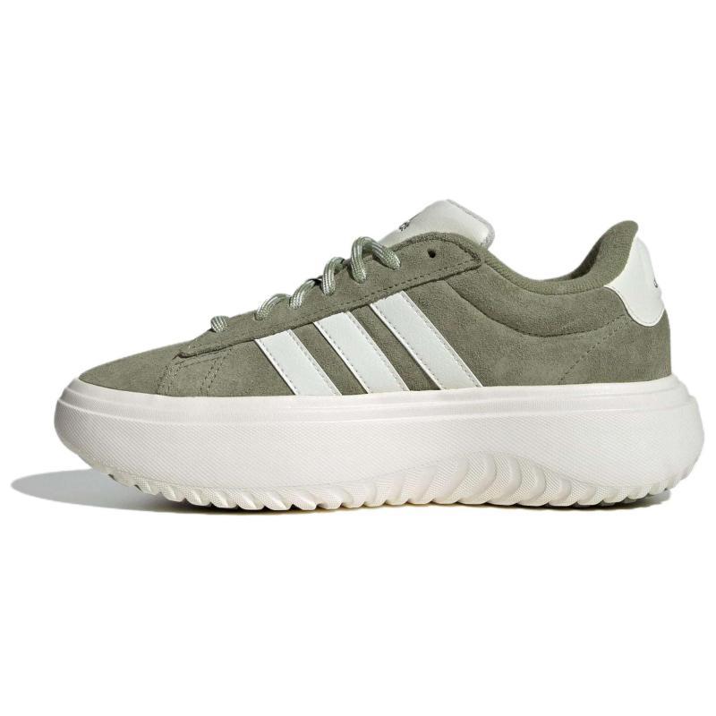 

Adidas GRAND COURT PLATFORM Low-Top Casual Shoes Women s Green White Sneakers IH2431 38⅔