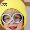 Retro Goggles Costume 3Pcs Halloween Accessories, Yellow Knitted Hat Steampunk Black Cosplay Gloves Adults Party Set for Men Women Immersive Effects