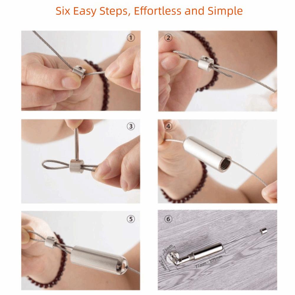 Nicht-perforierendes Design Einziehbare Wäscheleine Wandmontage Drahtstange Fenstergardine