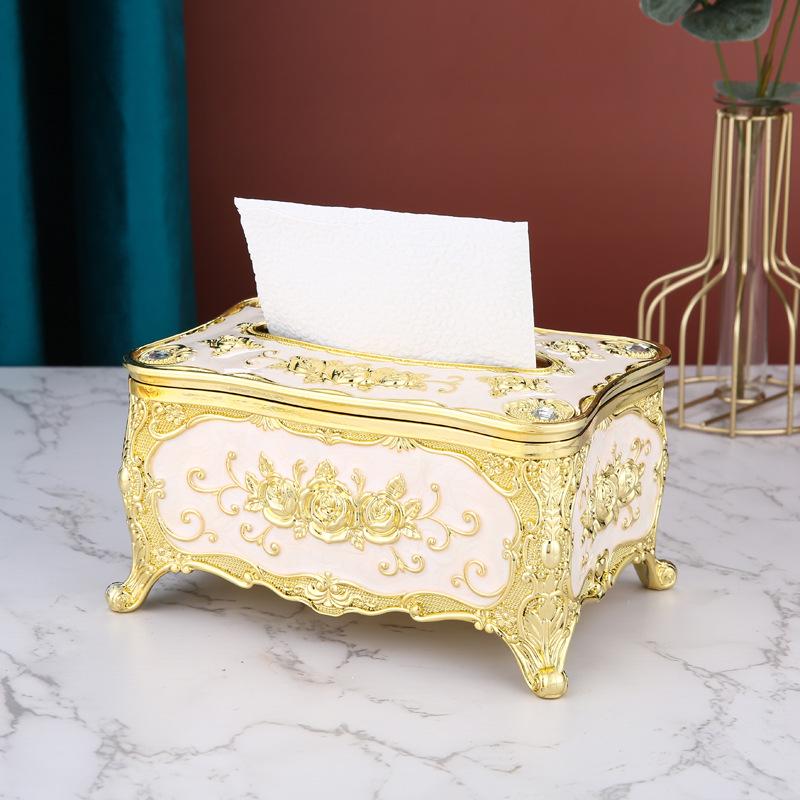 

Роскошная коробка для салфеток в европейском стиле для декора дома, отеля, ресторана или караоке-бара