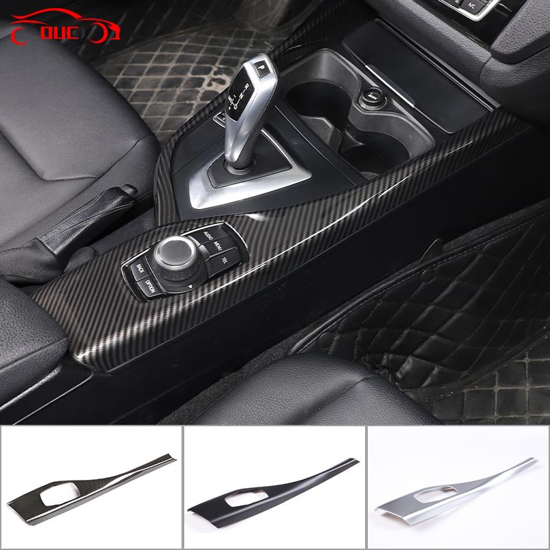 For BMW 1 2 Series F20 F21 F22 F23 116I 118I 2012-2019 ABS Carbon Fiber Multimedia Button Panel Cover Sticker Car Accessories SFGHN1