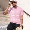Casual Style T-Shirt Eat Sleep Build Theme Graph Summer Wear Gift For Builders And Enthusiasts 2026 Model Short-sleeve
