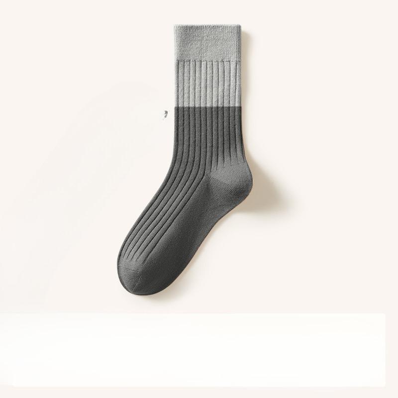 Wool Socks for Women's Autumn and Winter Warmth Mid-calf Socks, Antibacterial Wool Socks