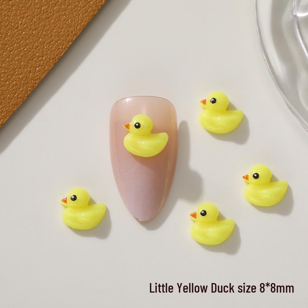 

Мини Милый Мультяшный Желтый Яичный Нейл-арт и Декор для Заколки для Волос