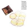 6 Pcs Folk Guitar Stainless Steel Wire Strings Classical Strings Replacement 6-String Guitar Strings Perfect Intonation