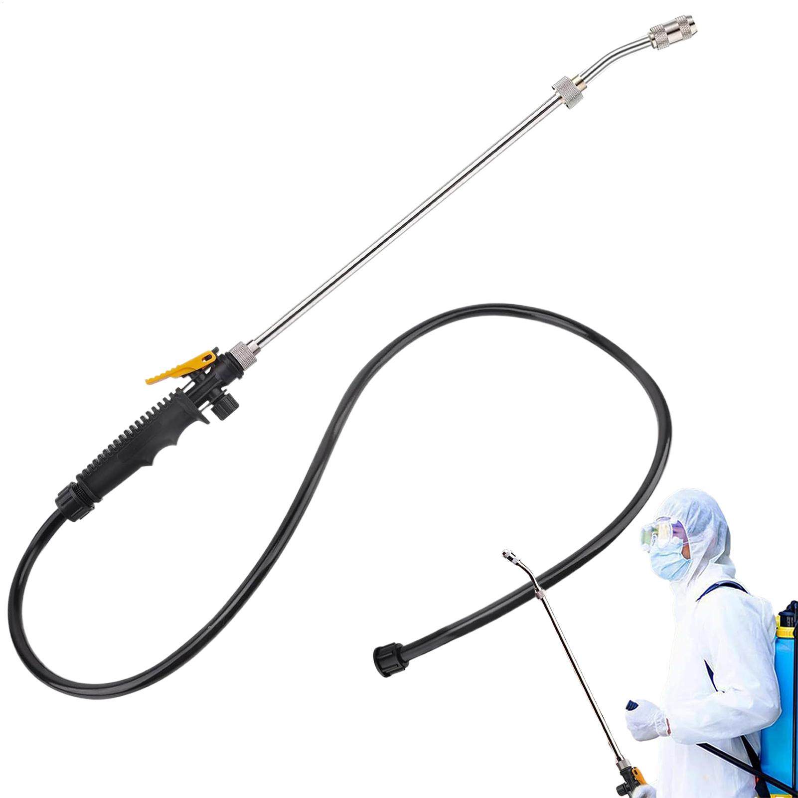 Electric Sprayer Wand Stainless Steel Handheld Sprayer Telescopic Wand Multifunctional Electric Watering Handle For Flowers CN