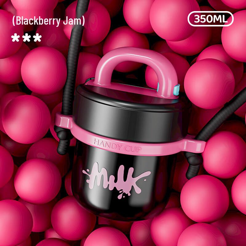 WJ 350ml Portable 316 SS Insulated Straw Cup