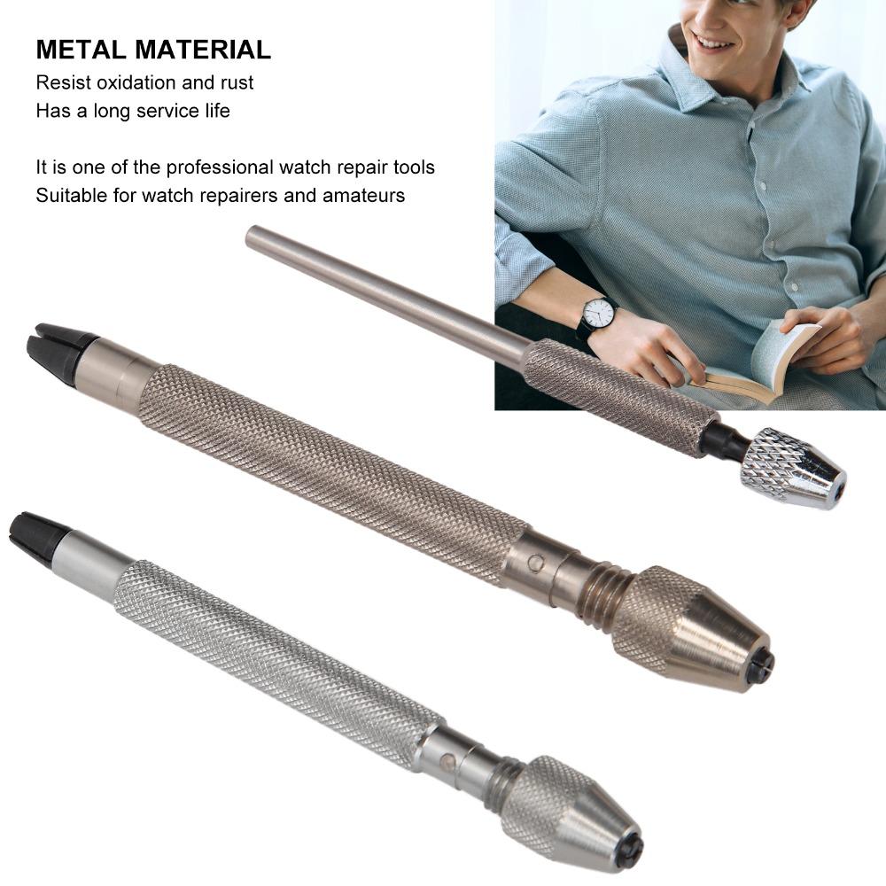 3Pcs Sturdy Hand Drill Premium Watch Tool Accurate Drill Chuck Watch Making