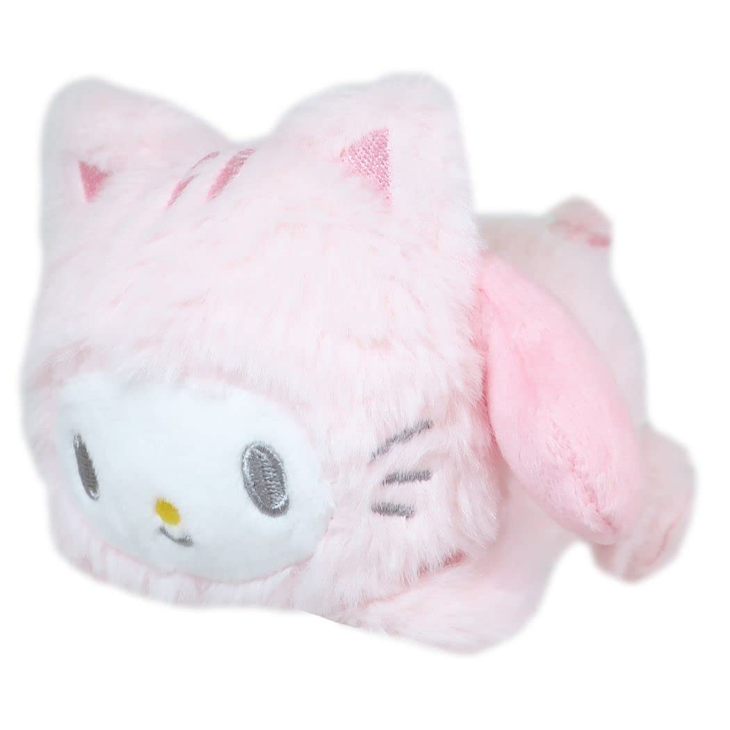 

K Company Sanrio Happy Cat Lying Down Plush Toy 2 My Melody SAH-NN2-MM