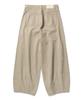 DECET Barrel Wide Leg Pants Dcpt071Beige