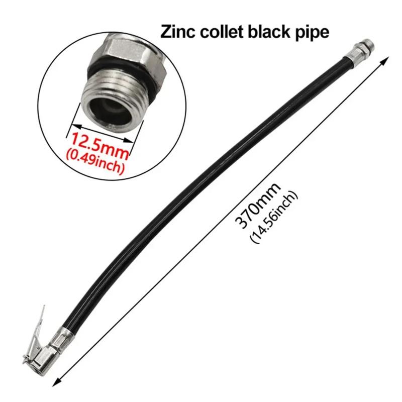 For Air Compressors Inflatable Tube 14.56Inch Anti-explosion Black Blue Inflatable Tube Car Tire Inflstor Hose