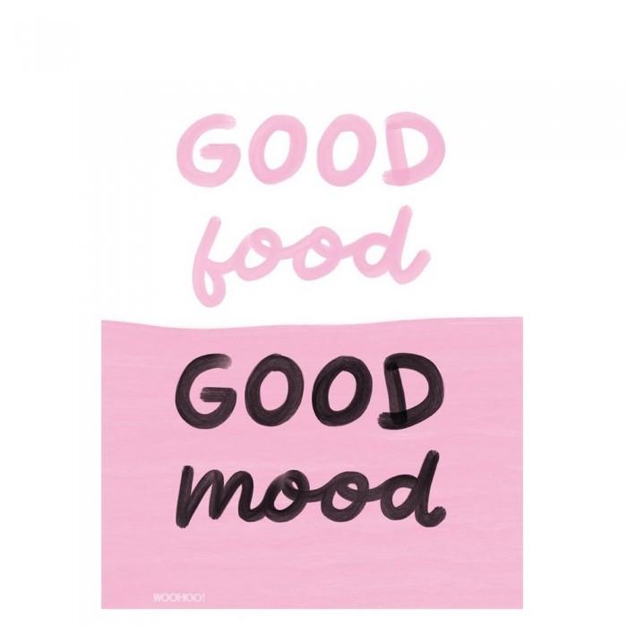 Mandi Welton Good Food Good Mood Print