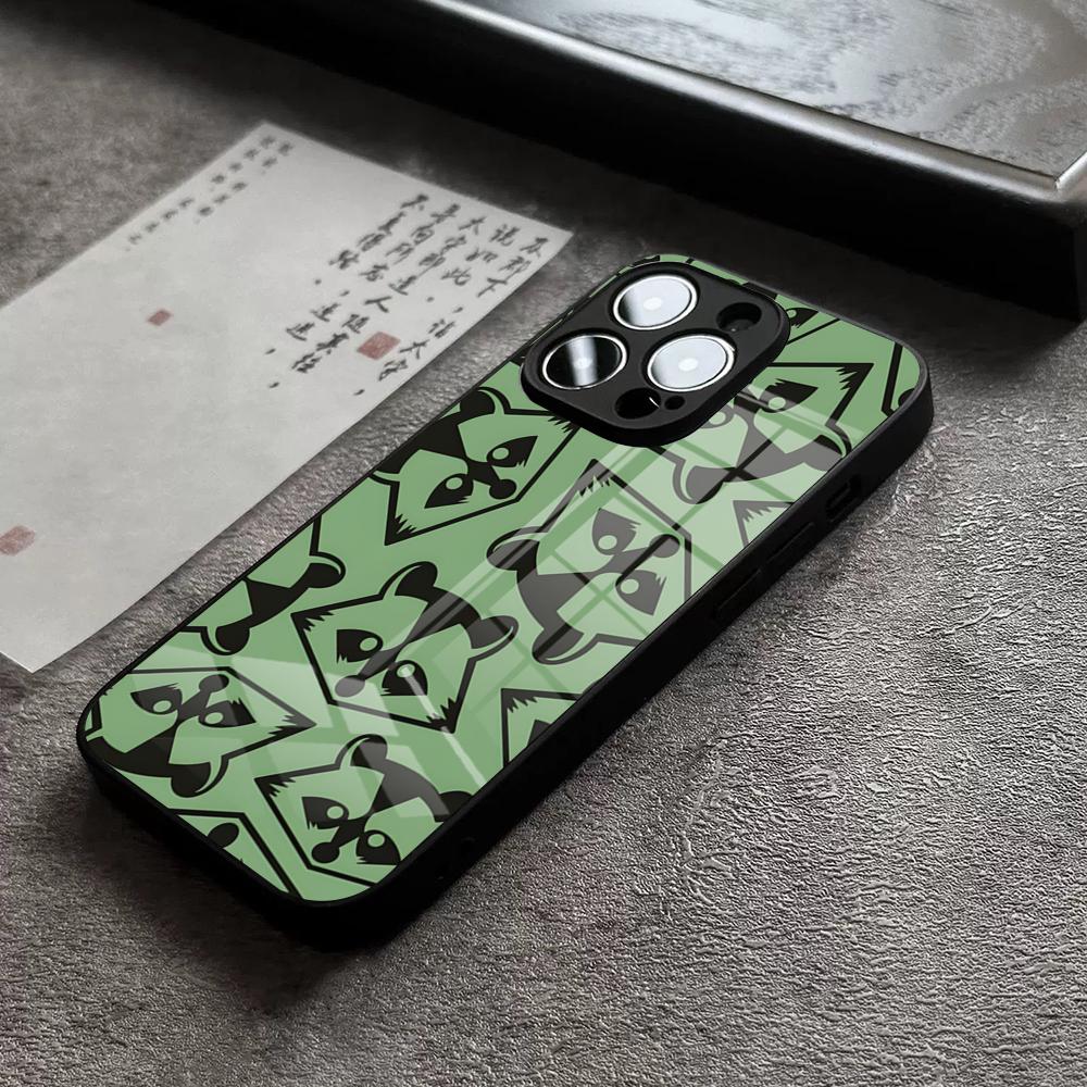 Raccoon Cute Phone Case For IPhone 17 Pro Max 14 Pro 15 12 11 13 Mini X XR XS 16 Plus SE Glass Cover