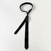 Wholesale Jacquard Hand-tie Long High-end Leopard Print with Retro Casual Niche Tie Neutral