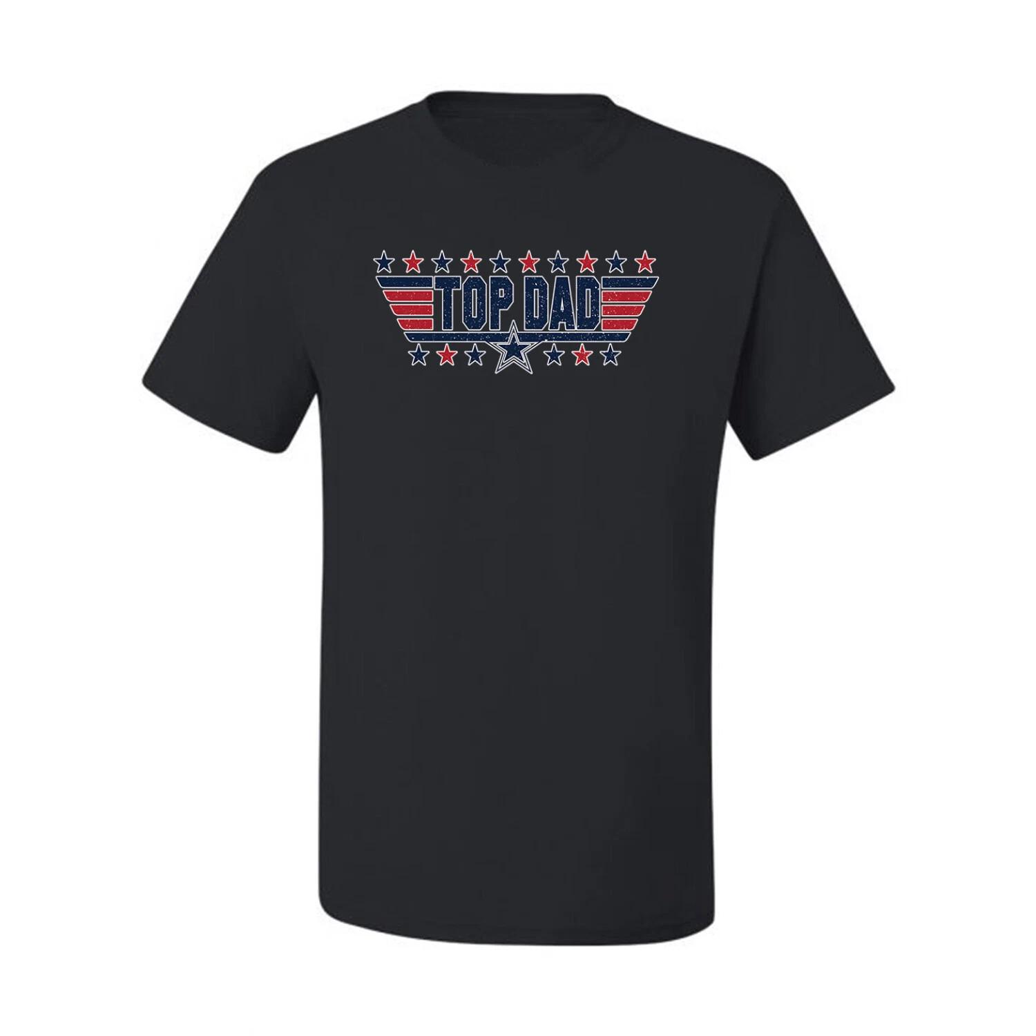 Top Dad for Husband Fathers Day Men Graphic T- Shirt 3XL