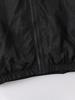 Mädchen 8-12 Jahre Ganzjahres Freizeitjacke, Raglan Langarm Reißverschluss Kurzer Mantel mit Reflektierendem Streifen, Leichte Outdoor Lauf- und Radsportbekleidung