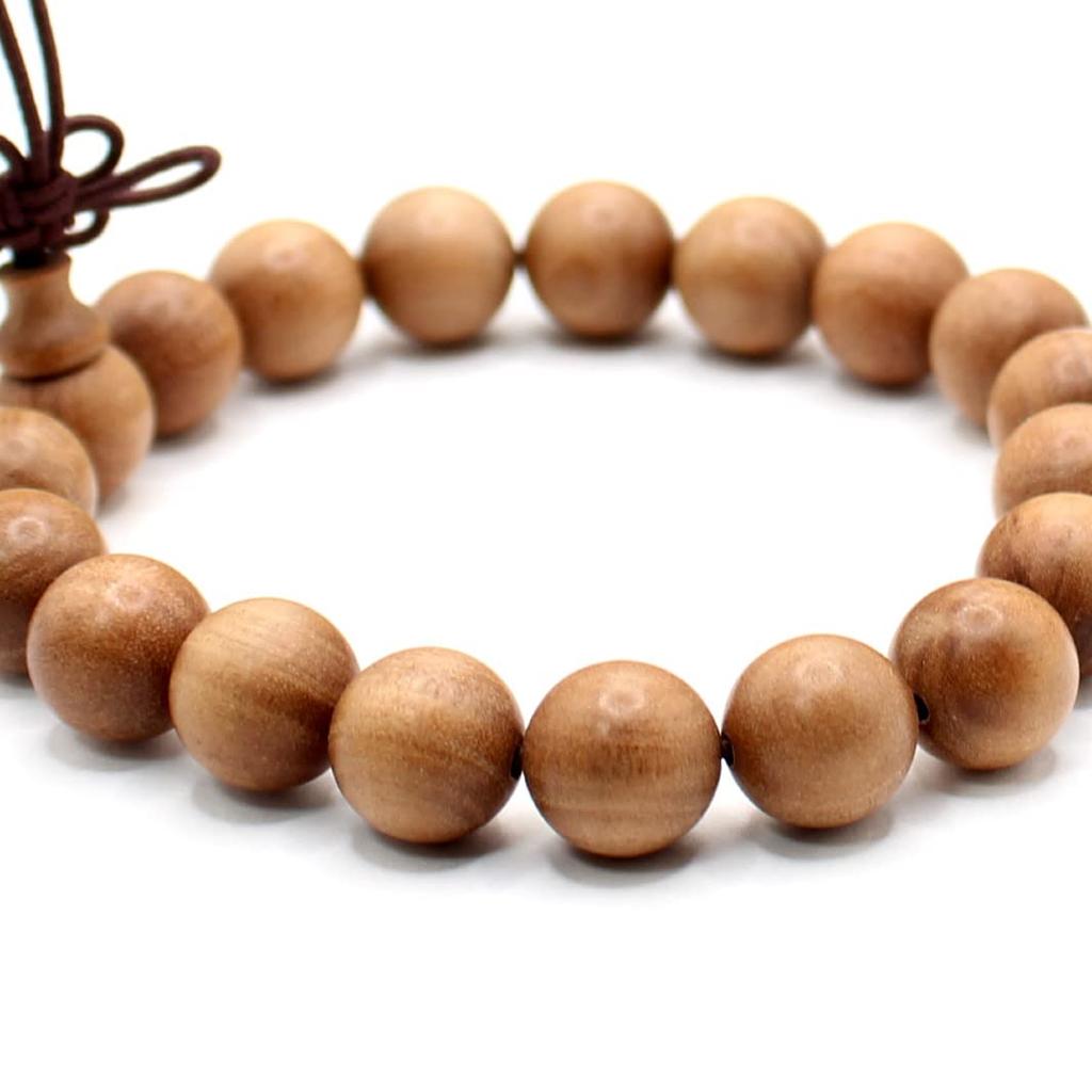 Accessories Prayer beads Indian sandalwood Laosan sandalwood sandalwood fragrant wood bracelet 10mm [World Carmelo]