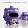 Game Inspired Mosquito Coil Box, Incense Coil Burner with Metal Ash Tray, Fireproof Mosquito Repellent Coil Holder for Home Office Outdoor