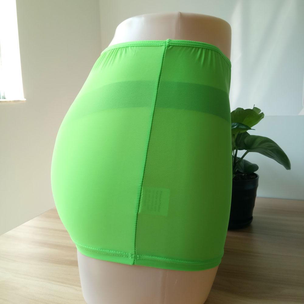 S Candy Color Sexy Tight Pencil Cute Skirt See Through Micro Mini Skirt Transparent Club Dance Skirt Erotic Wear Fx1010