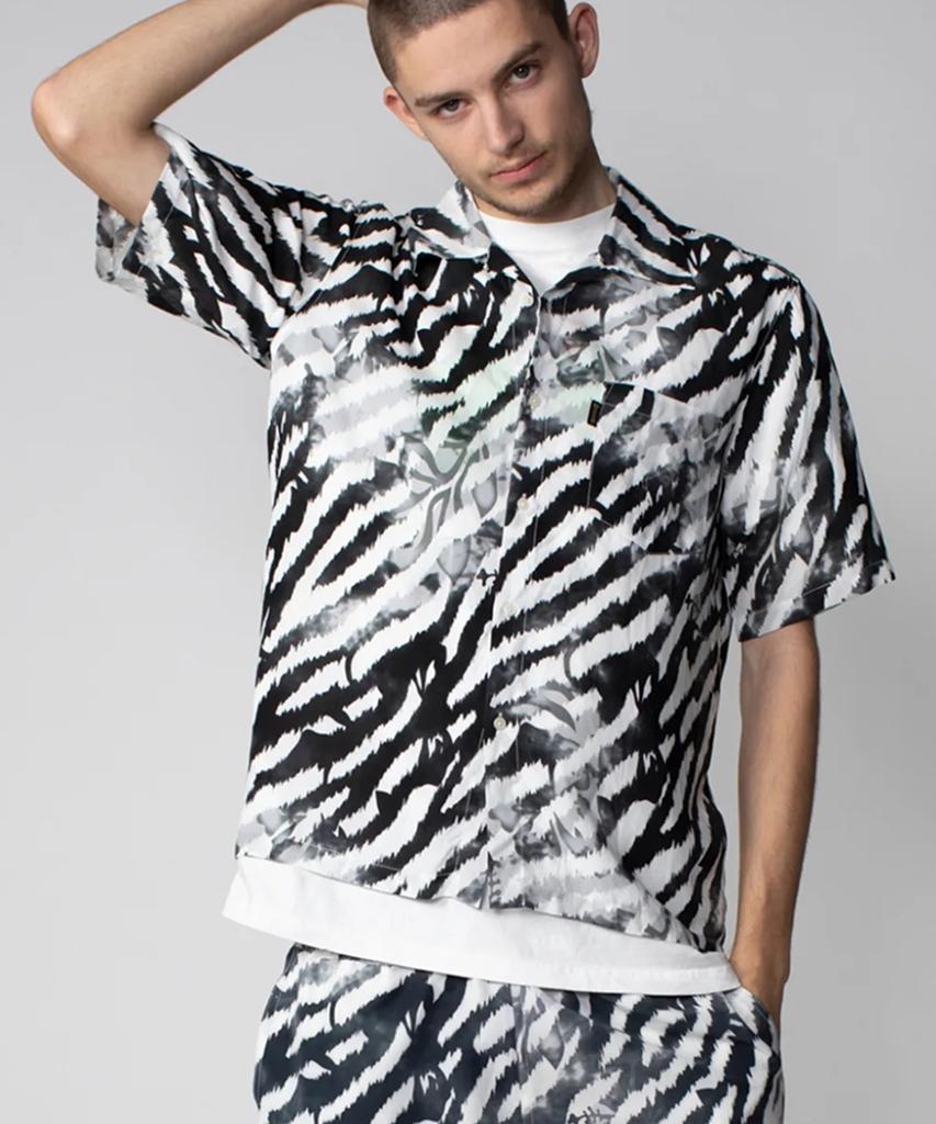 ARIES (U) Hibiscus Hawaiian Shirt Multi