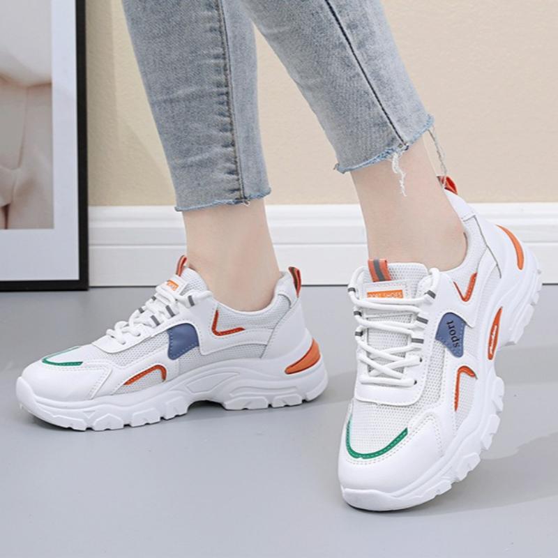 Summer Fashion Sport Running Shoes Hot Sale Popular Student Breathable Comforts Trainers Outdoor Women's Casual Walking Footwear