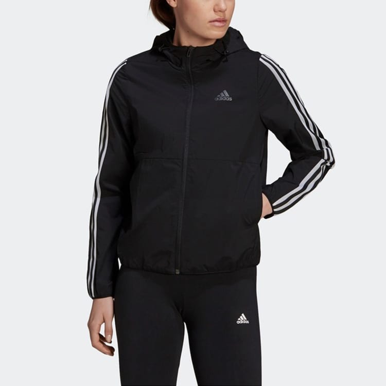 adidas 3 Stripes Jacket Women's Black GQ0596