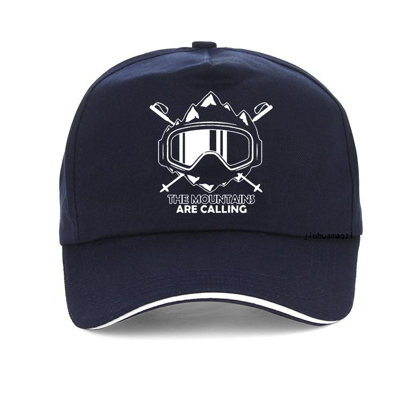 The Mountains Are Calling Ski Snowboard Baseball Cap Adjustable Dad Hat For Outdoor Men Womencool Unisex