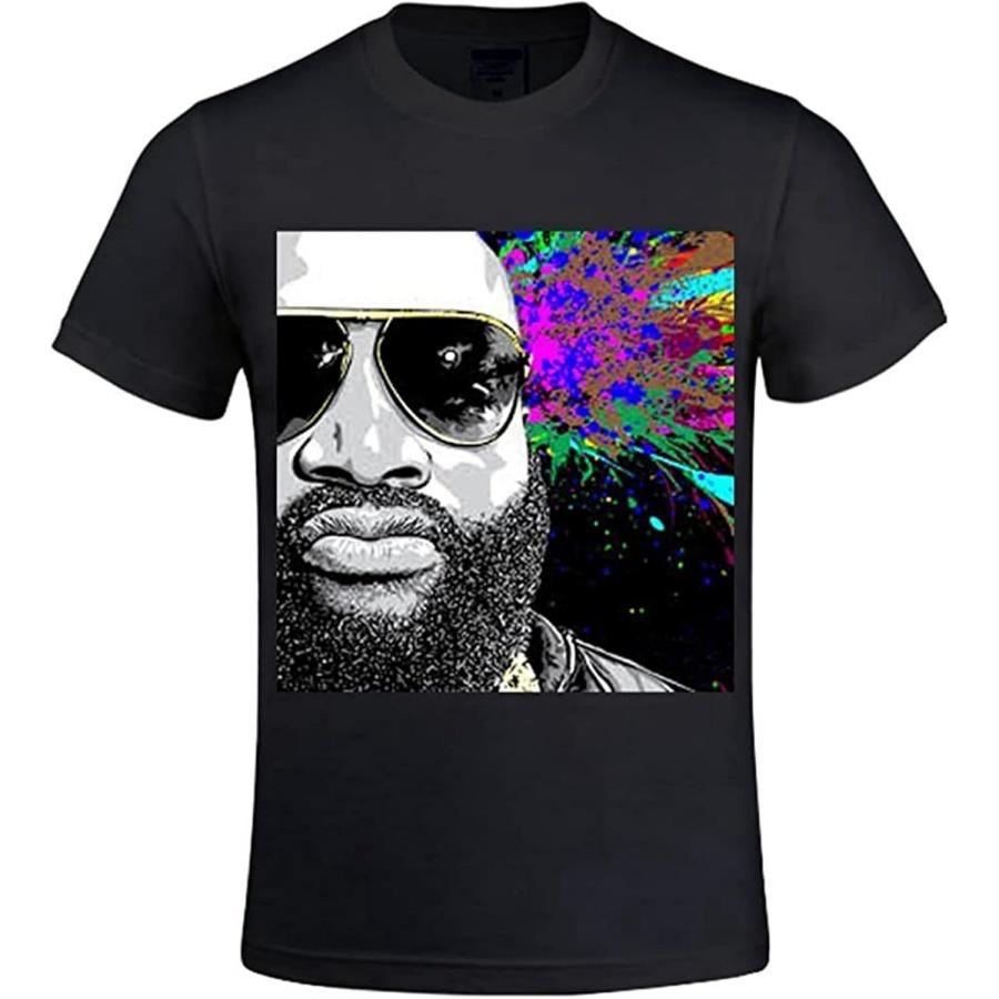 

Men s Mastermind Rick Ross Cover Art O Neck Cotton T Shirt T-Shirts Black XXXXXL різнокольоровий
