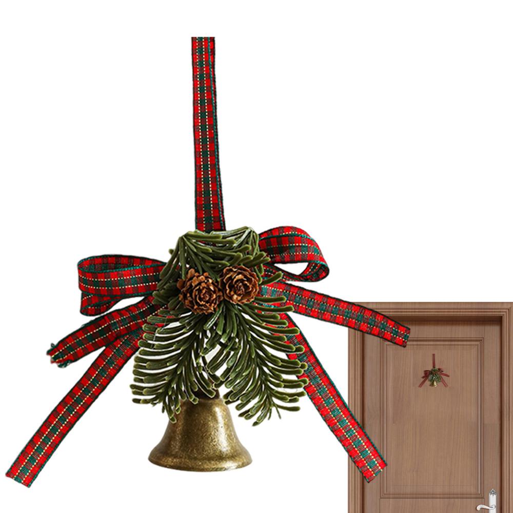 Christmas Bells For Door Iron Farmhouse Decor Christmas Hangable Bells For Entryway Hallway Staircase Living Room Dining Room other