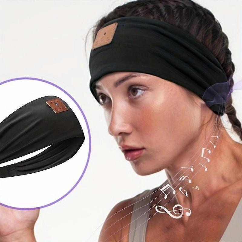 Black:Sleep Headphones Wireless Bluetooth Sports Headband Headphones With Ultra-Thin Hd Stereo Speakers Perfect For Sleeping/Workout/Jogging/Yoga/Inso