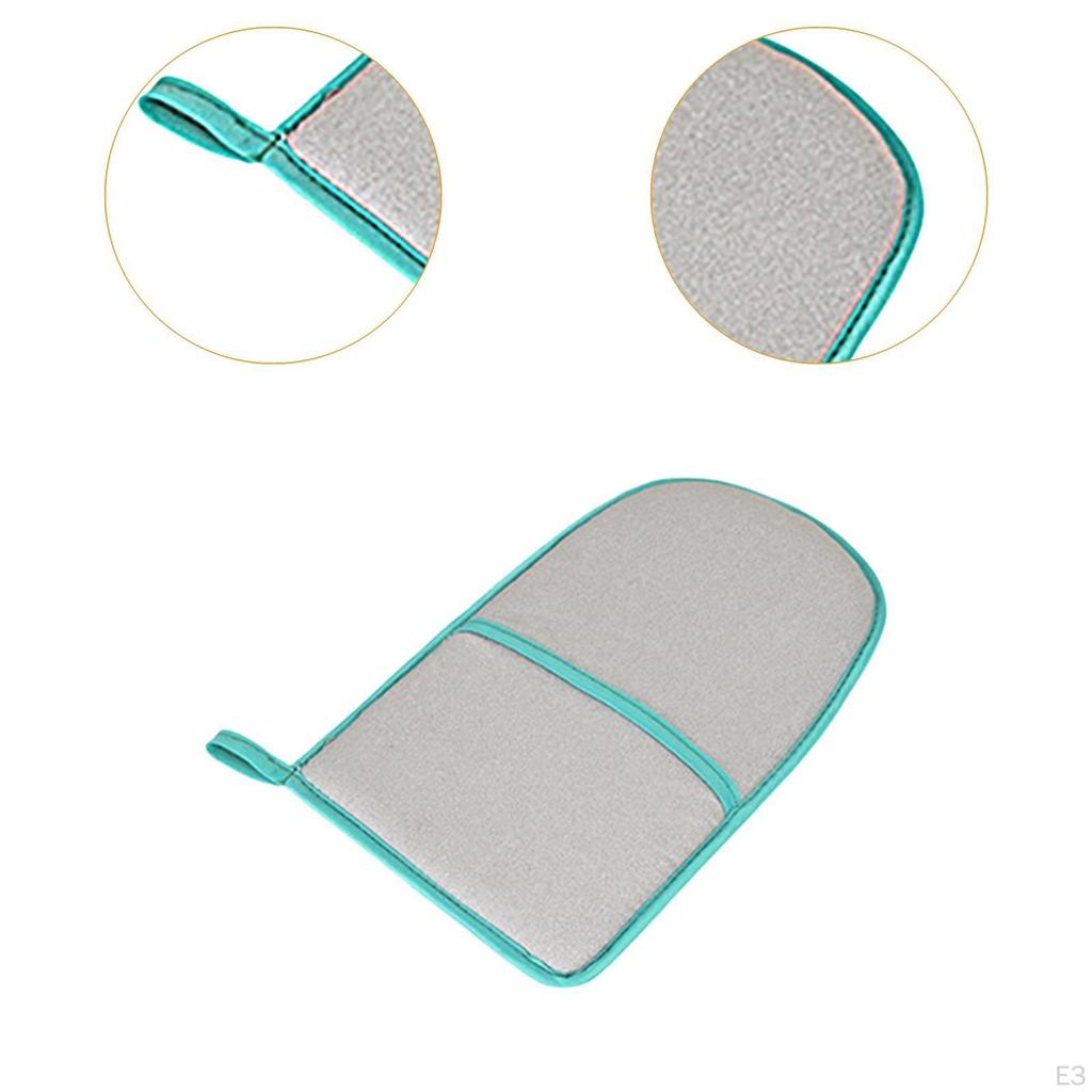 2 Pieces Ironing Gloves Anti Steam Mit Heat Insulation with Loop for Clothes Steamers Thick Sponge