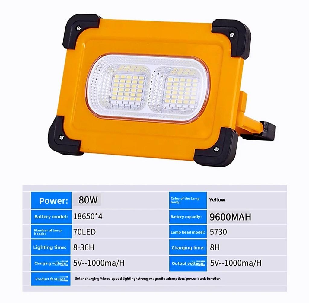 Outdoor Solar Led Lantern With Bluetooth And High Brightness For Camping And Emergency Power