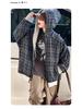 Girls' Reversible Jacket: Spring & Autumn 2025 Hooded Sweatshirt for Medium & Large Children