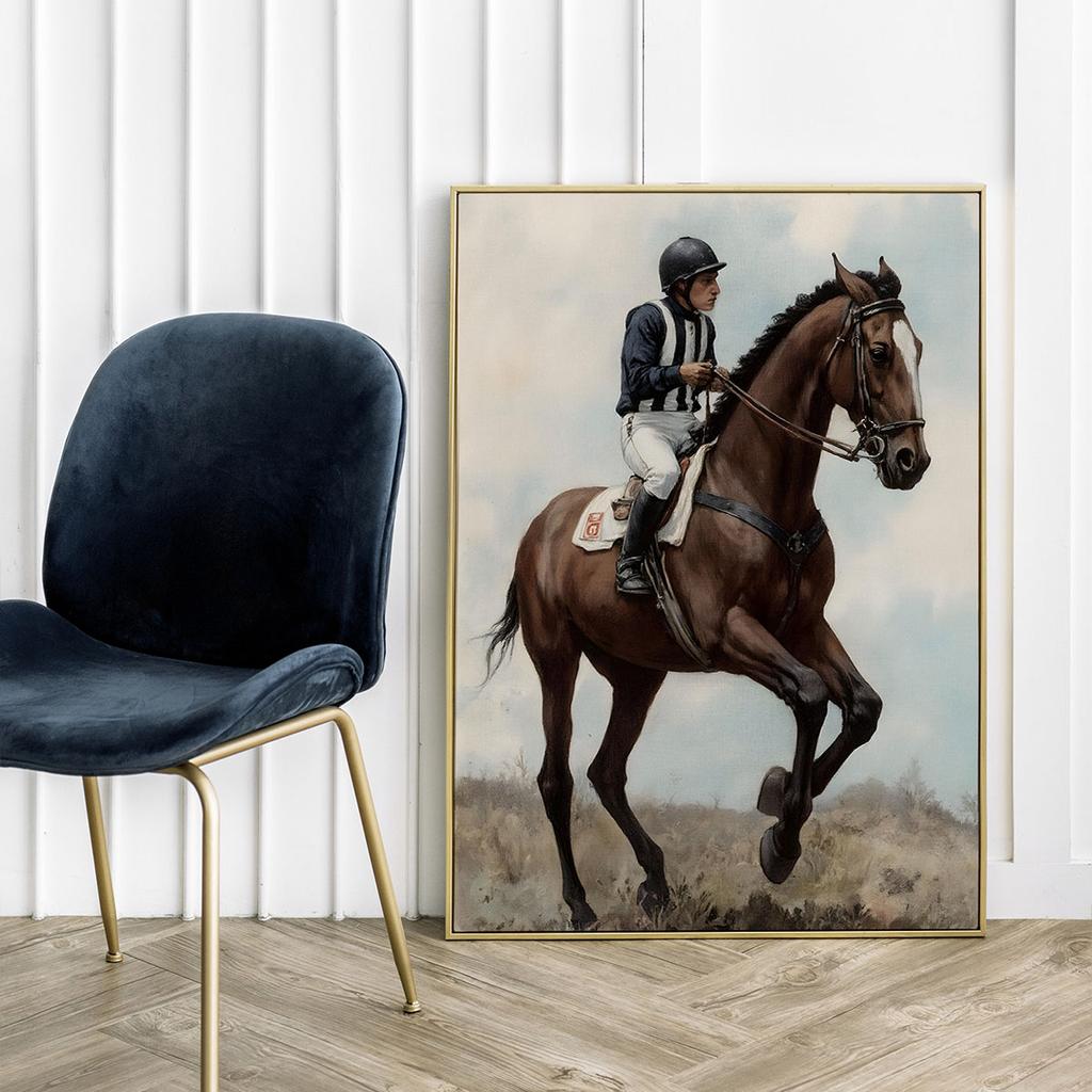 Plakat Reiter Pferd Bilder