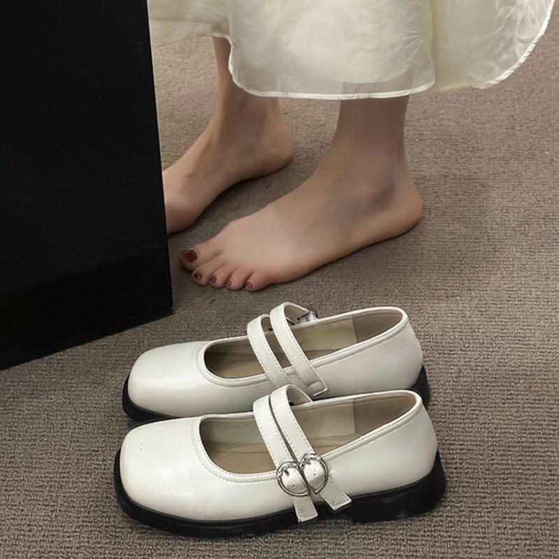 Fashion Summer Fashion Square Toe Women's Shoes 2025 Mary Jane Japanese Style Trend Lolita Low Heels Ladies Pumps Zapatos De Mujer