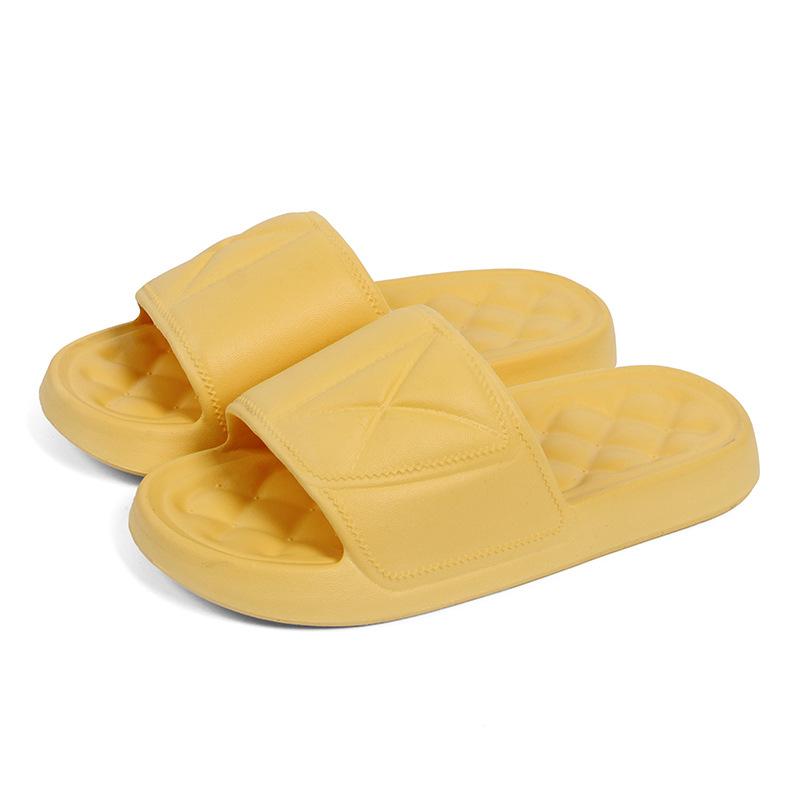 Slippers women wear outside summer home thick-soled hotel indoor bathroom non-slip bath sandals men