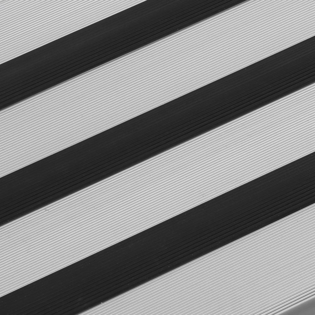 Wohnmobil Doppeltreppe Manuell Faltbar Aluminiumlegierung Leiter mit Befestigungsschraube Stange AntiRutsch M10 Montage