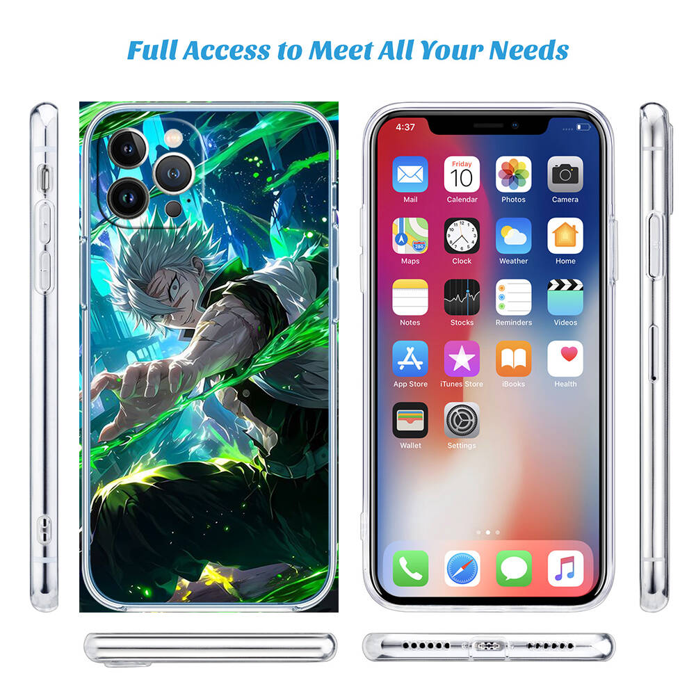 Demon Slayer Case for Motorola G10 G20 G04 E30 E40 E22 E20 E13 E15 G22 G23 G05 G75 G35 G55 E22S E7 G6 G7 G8 G9 Plus Power Play