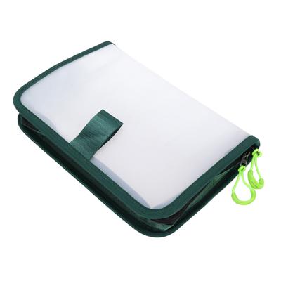 Taška na rybářské návnady PVC Průhledná Vodotěsná Přenosná 10 přihrádek Uzavírání na zip Pouzdro na rybářské nástrahy