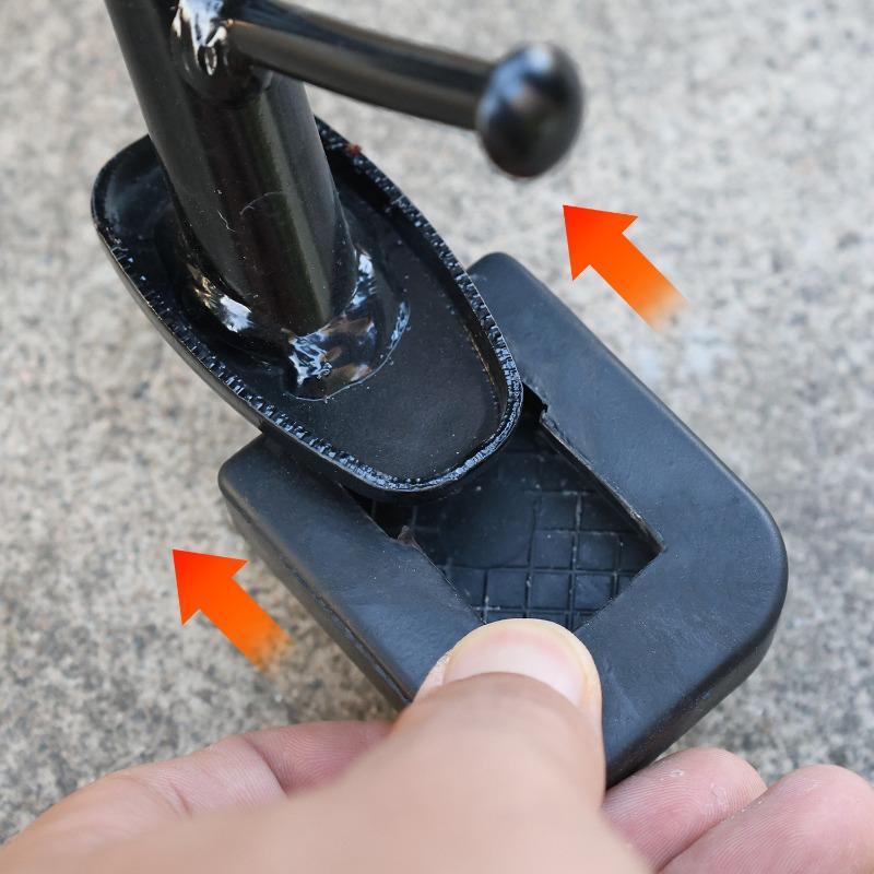 Universal Motorcycle Foot Mat Rubber Floor Mat Side Support Angle Bracket Anti-Slip Footrests Bracket Pad Motorcycle Accessories